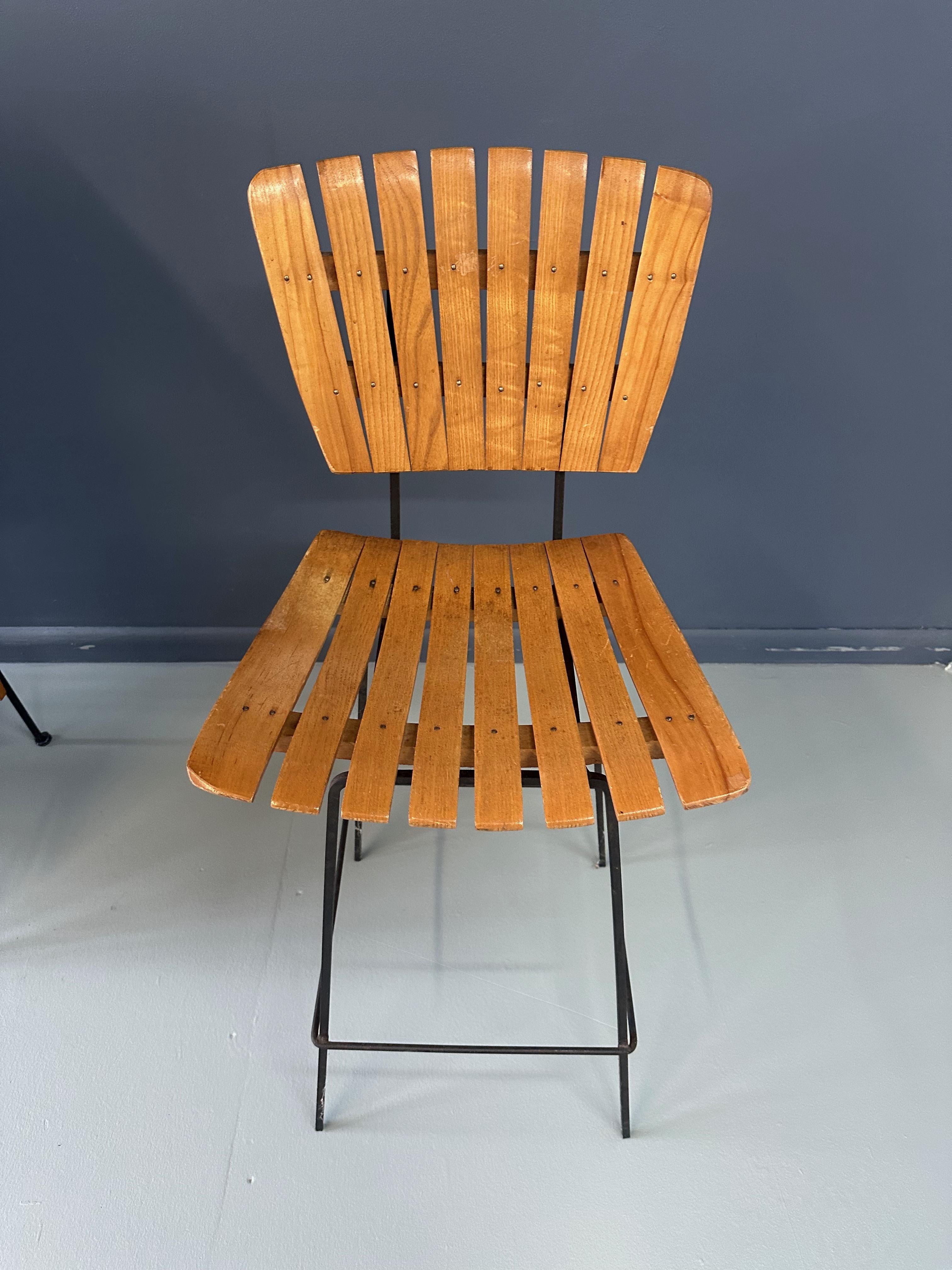 Mid-Century Modern Arthur Umanoff Dry Bar Console, 1950's and Stool For Sale 7