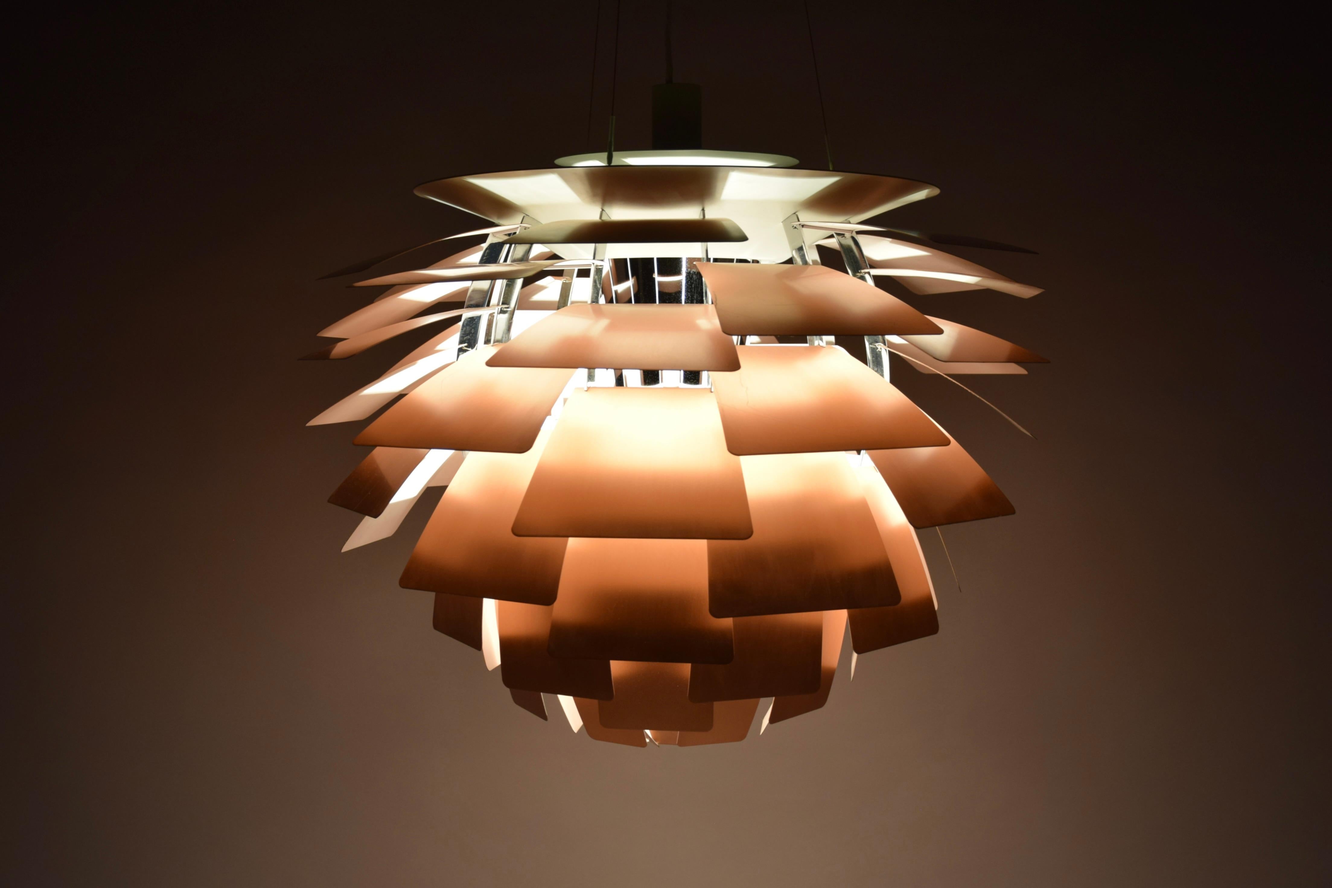 Big Mid-Century Modern Artichoke by Poul Henningsen For Sale 2