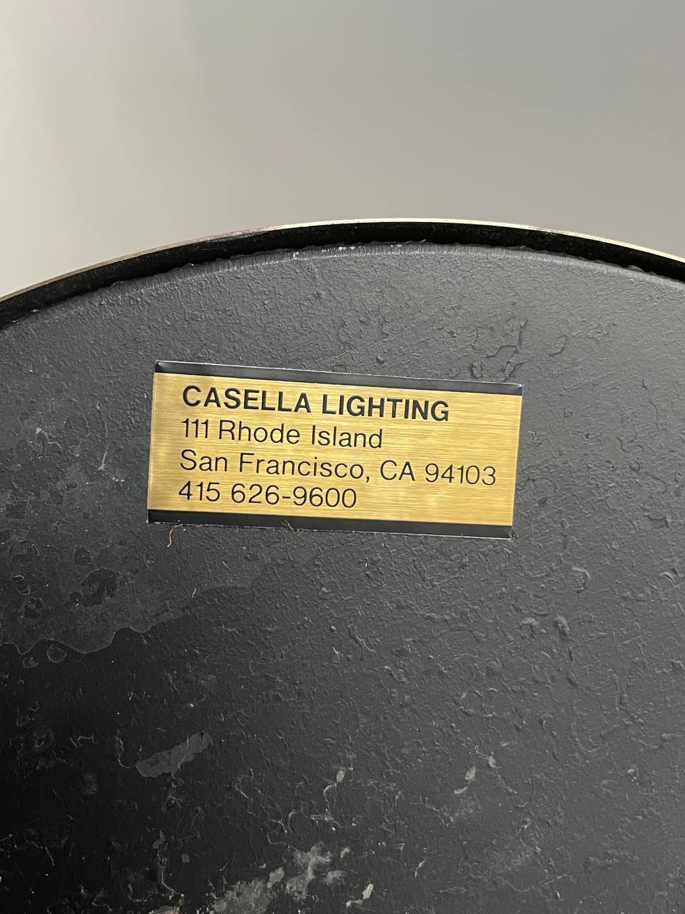 Moderne Gelenk-Stehlampe aus Messing von Casella aus der Mitte des Jahrhunderts im Angebot 4