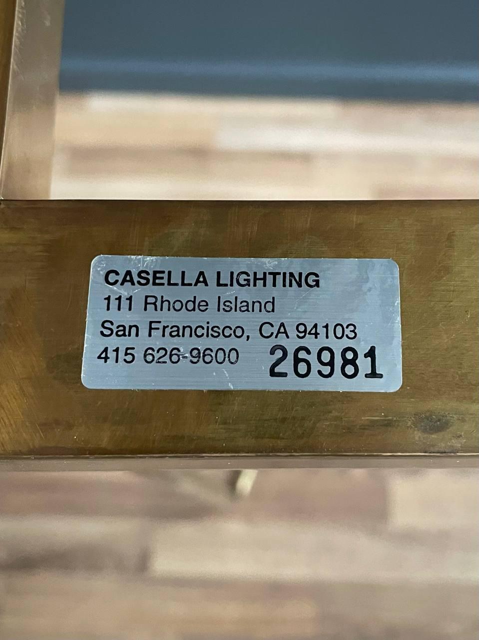 Mid-Century Modern Articulating Brass Floor Lamp by Casella 5