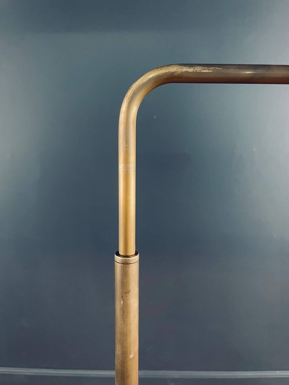 Mid-Century Modern Articulating Brass Floor Lamp by Casella 2