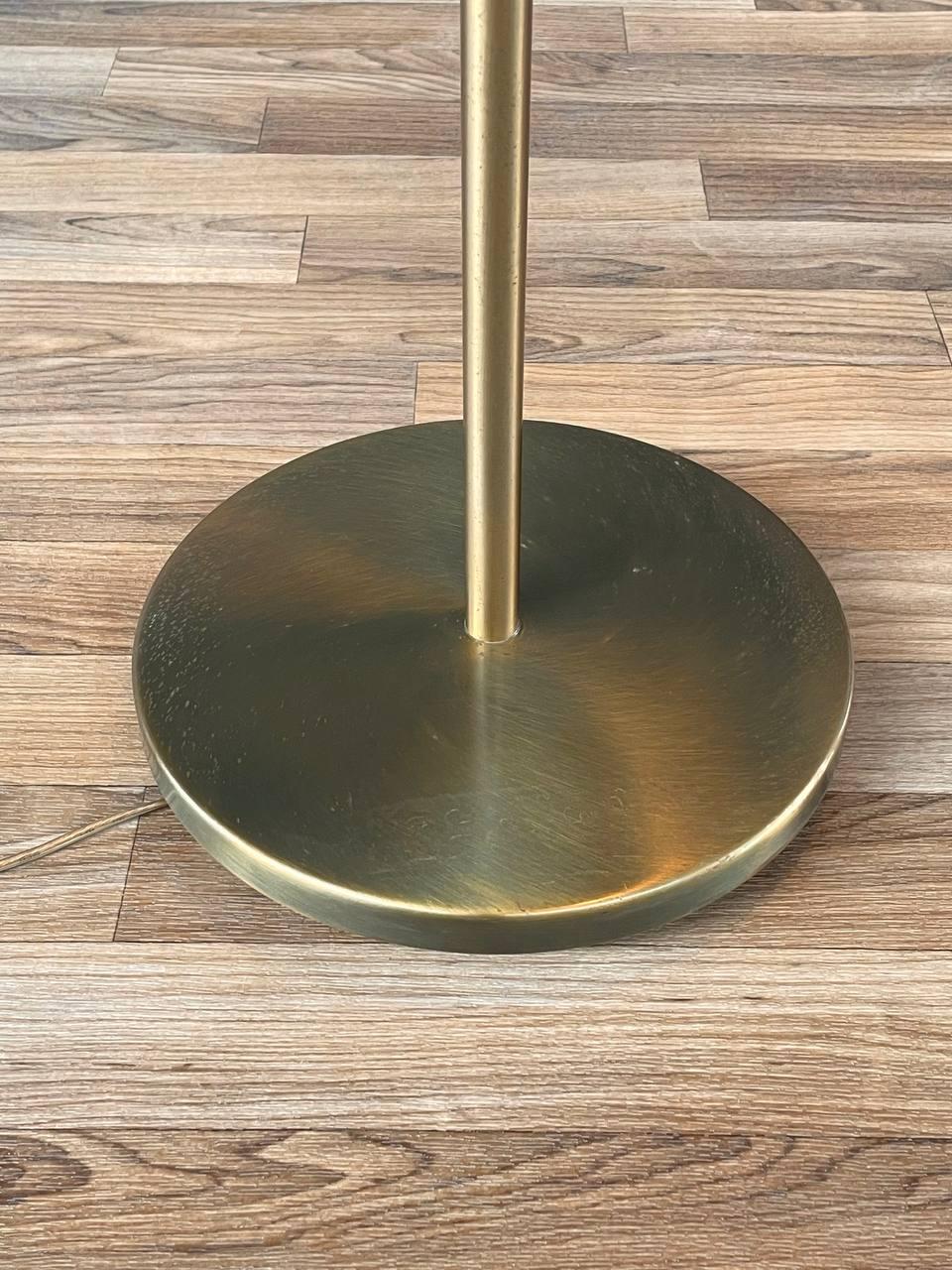Mid-Century Modern Articulating Brass Floor Lamp by Casella For Sale 4