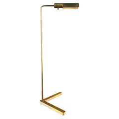 Mid-Century Modern Articulating Brass Floor Lamp by Casella