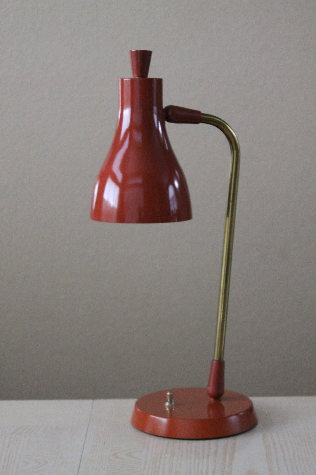 Moderne bewegliche Lightolier-Lampe Gerald Thurston aus der Mitte des Jahrhunderts  Fallstudie Home im Angebot 2