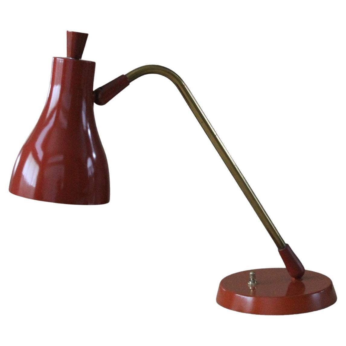 Moderne bewegliche Lightolier-Lampe Gerald Thurston aus der Mitte des Jahrhunderts  Fallstudie Home