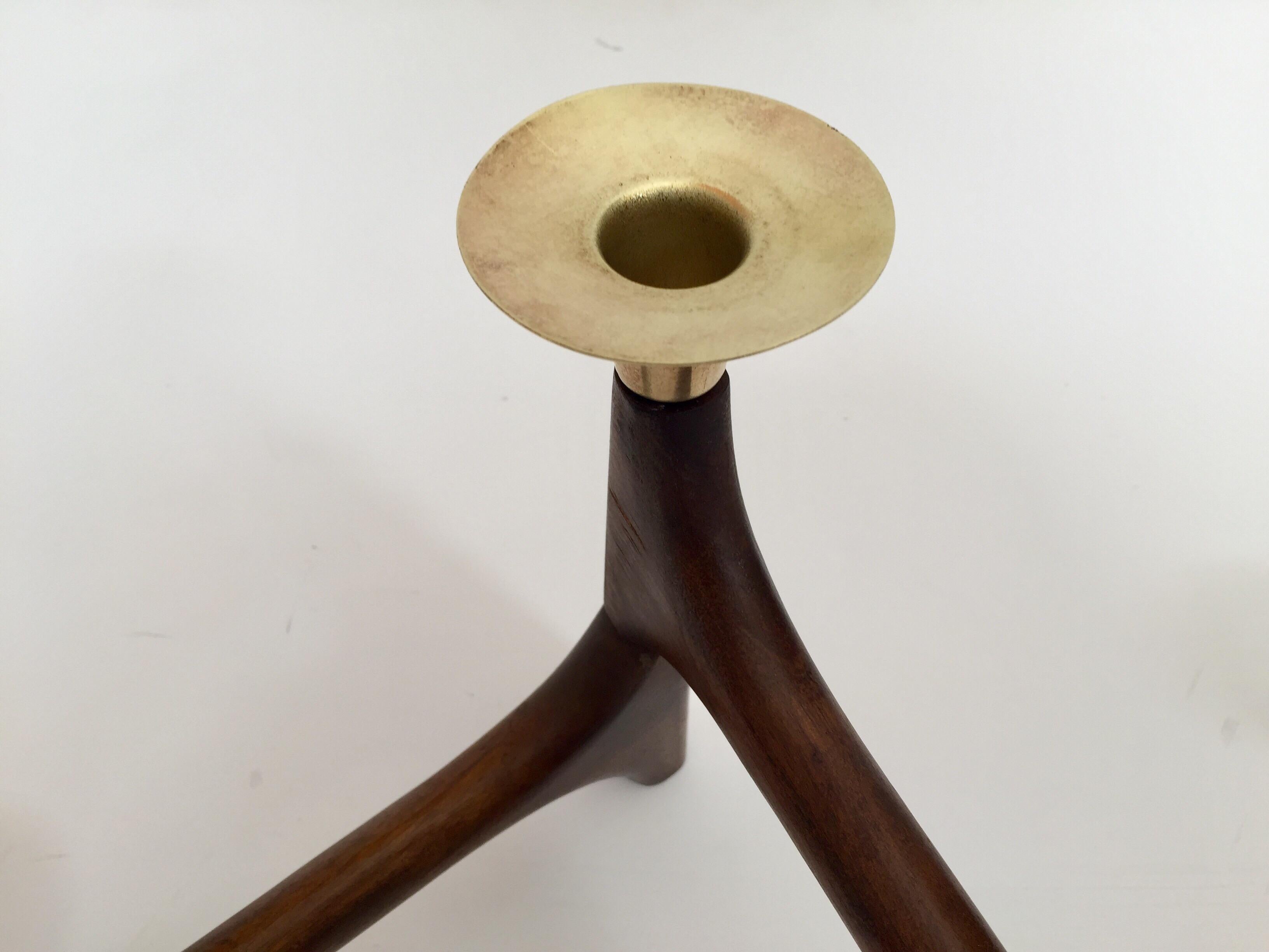 mid century modern candle holders