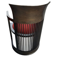 Satz von 4 Frank Lloyd Wright-Stühlen von Cassina, Mid-Century Modern Arts & Crafts, Modern