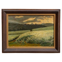 Mid-Century Modern Artwork Painting, circa 1940