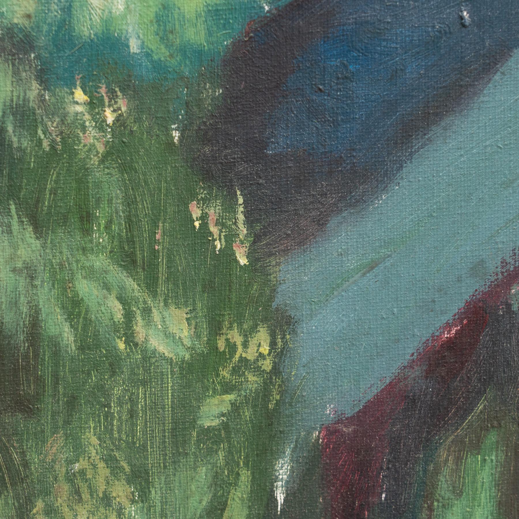 Opera d'arte moderna di metà secolo Pittura, 1960 circa in vendita 1