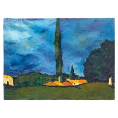 Obra de arte moderno de mediados de siglo Pintura, hacia 1977