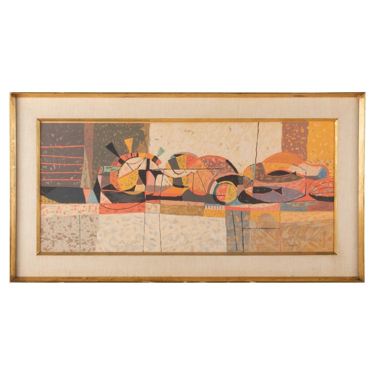 MidCentury Modern Artwork Print by Neil S. Fujita For Sale at 1stDibs