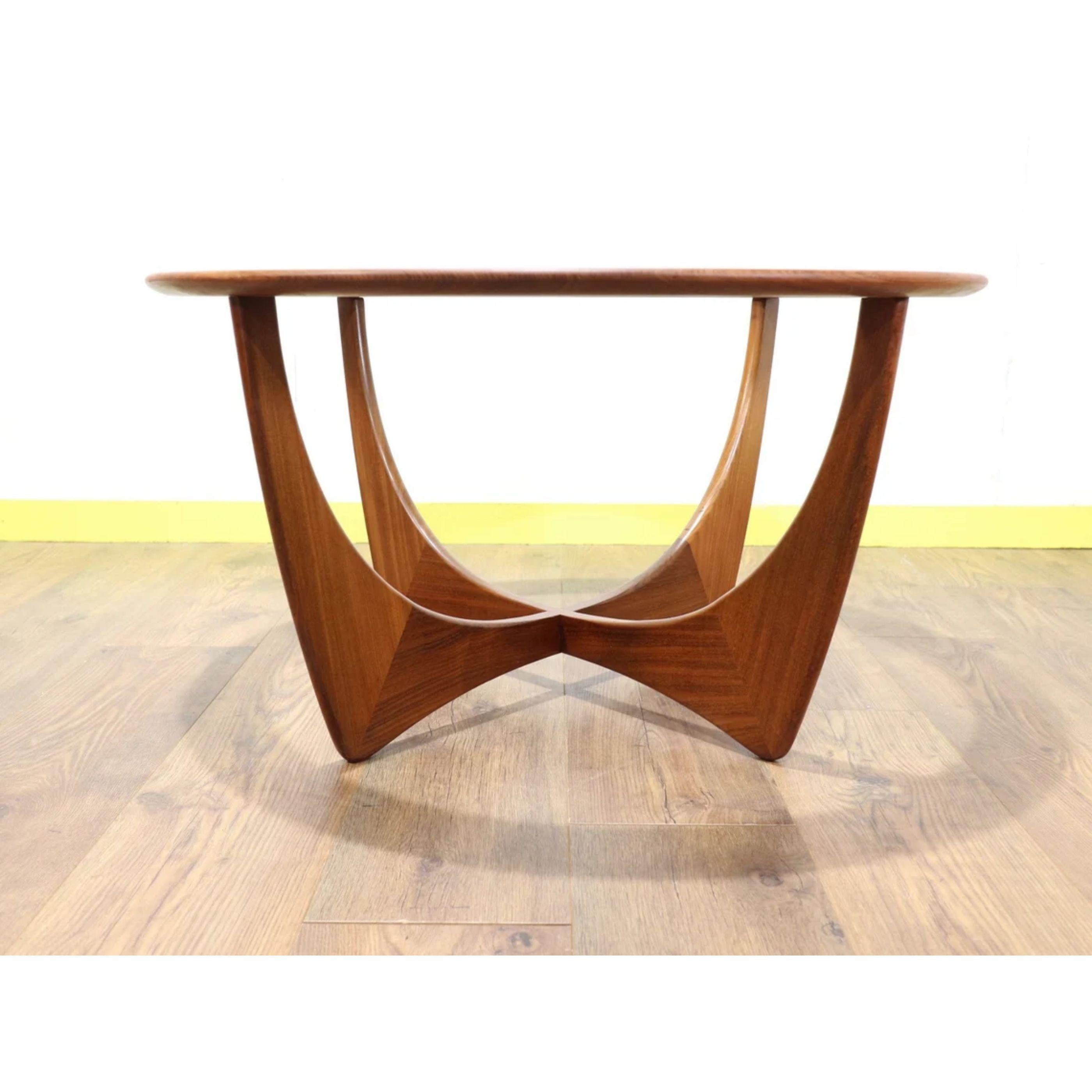 Mid-Century Modern Astro Coffee Table by G Plan Teak Danish Style In Good Condition In Los Angeles, CA