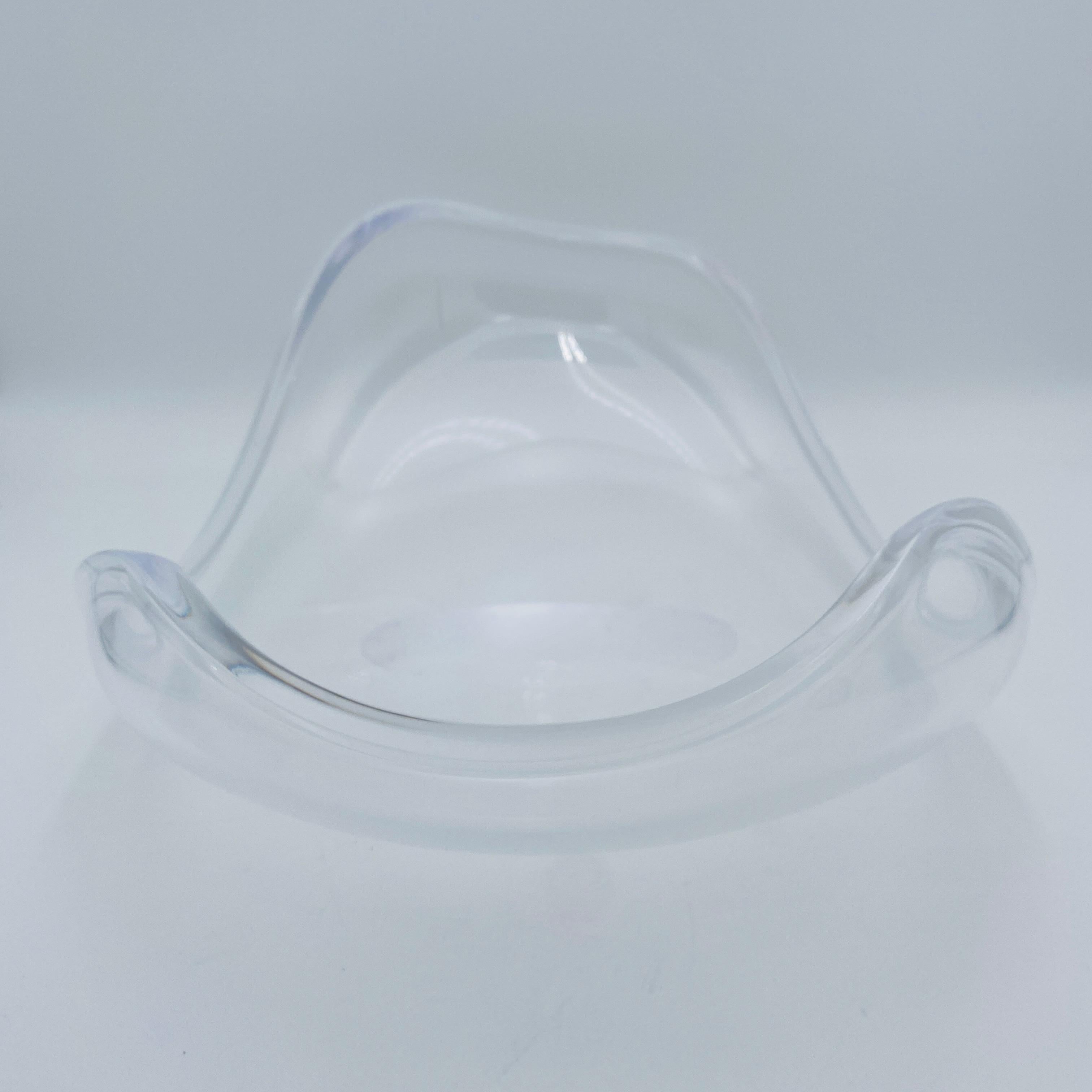 Americano Ciotola in lucite Astrolite moderna di metà secolo Ritts Co. 1960 in vendita