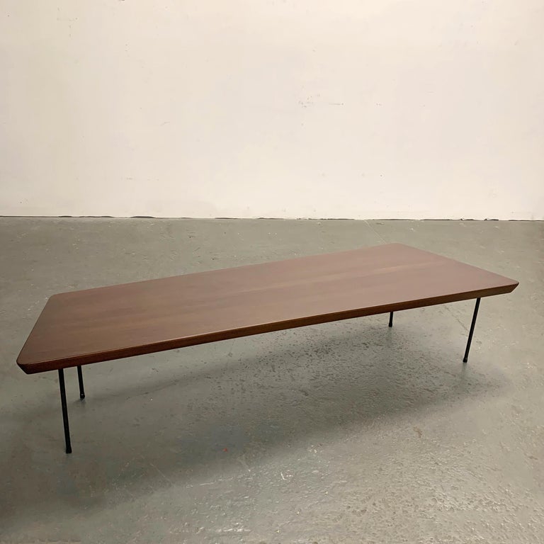 MidCentury Modern Asymmetrical Maple Coffee Table at 1stDibs