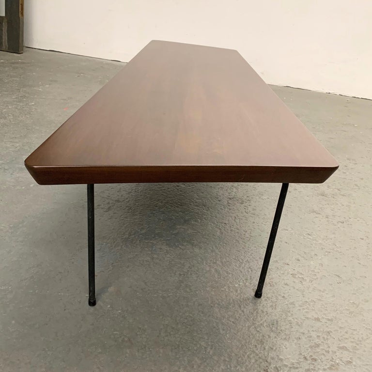 MidCentury Modern Asymmetrical Maple Coffee Table at 1stDibs