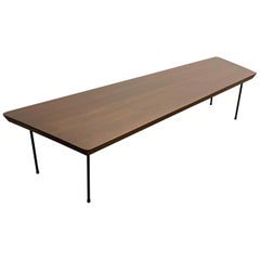 Mid-Century Modern Asymmetrical Maple Coffee Table