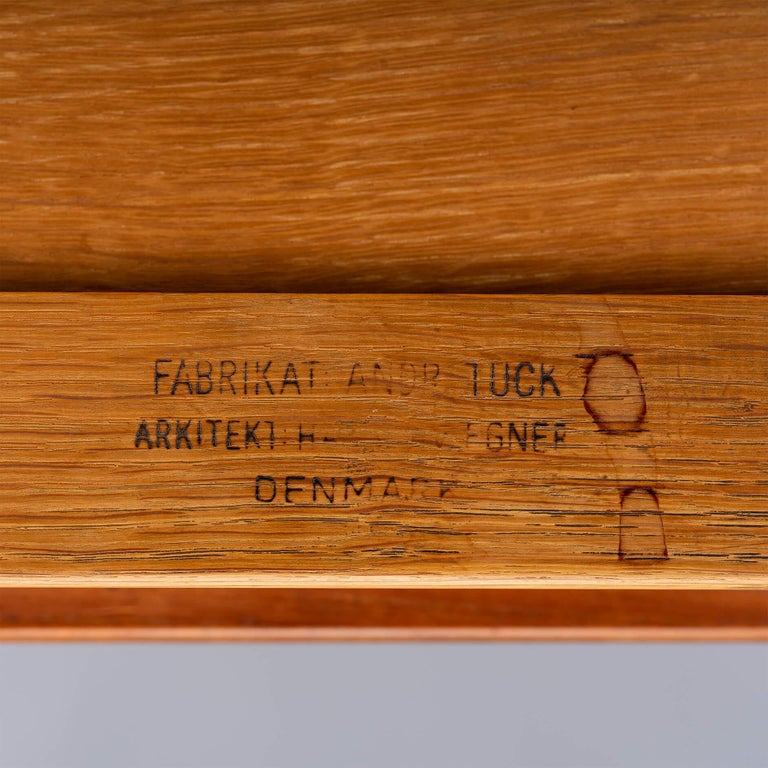 Oak Mid-Century Modern AT-305 Desk by Hans J. Wegner for Andreas Tuck, 1950s For Sale