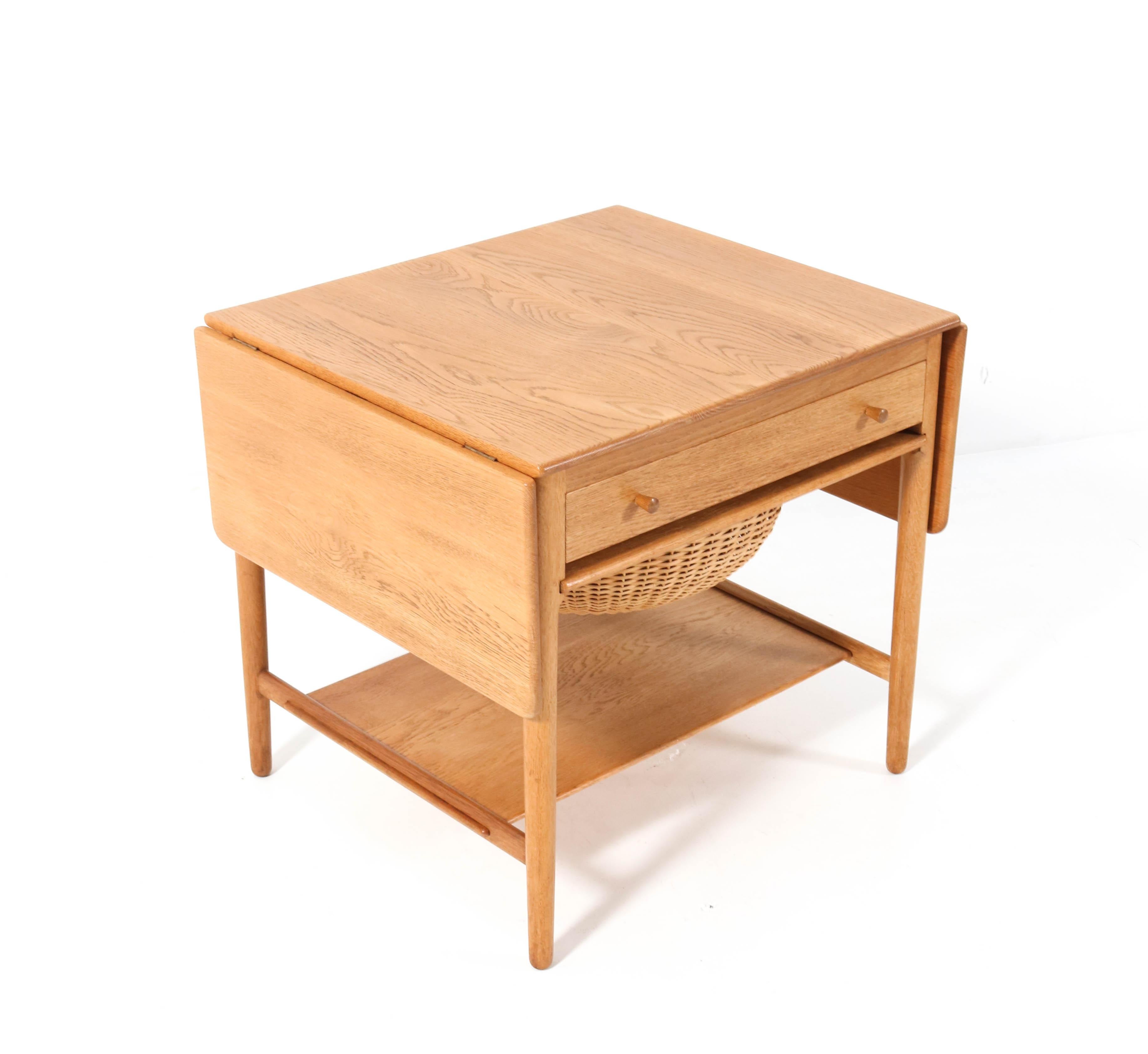Danish Mid-Century Modern AT-33 Sewing Table by Hans J. Wegner for Andreas Tuck, 1950s