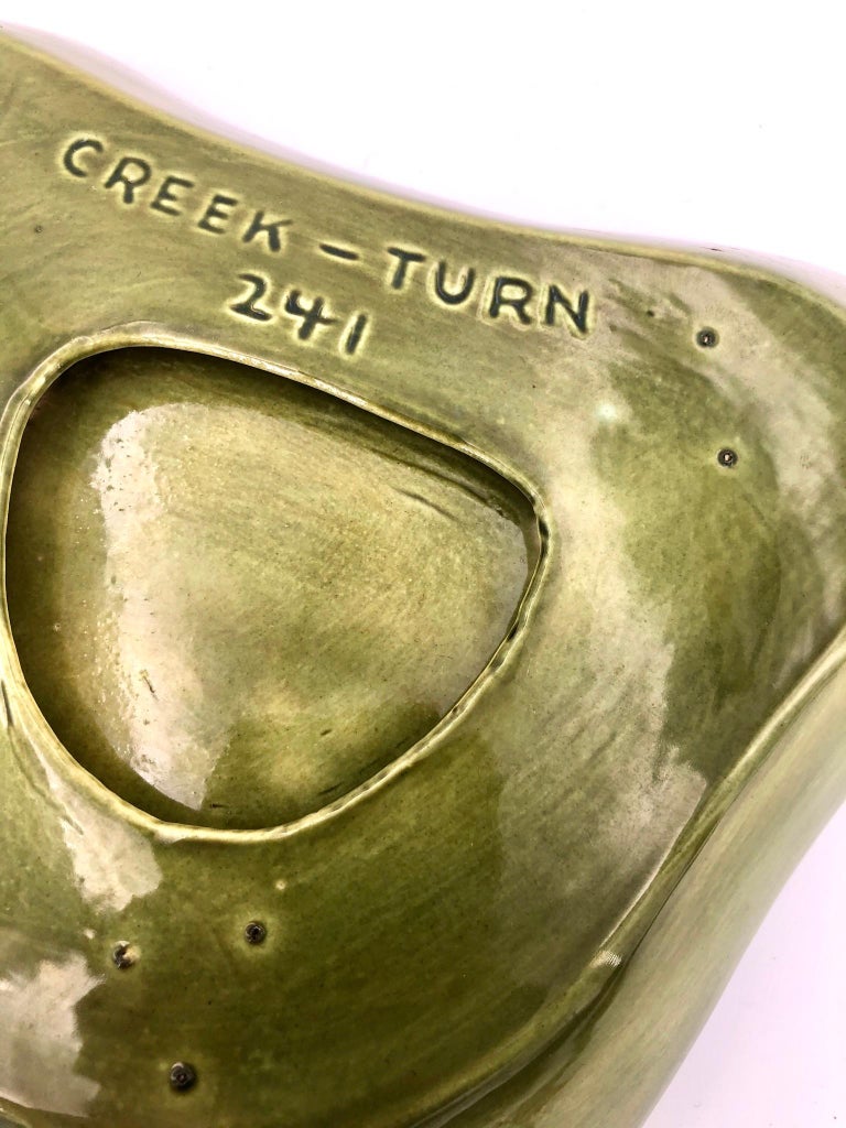 MidCentury Modern Atomic Age Freeform Ashtray in Ceramic at 1stDibs