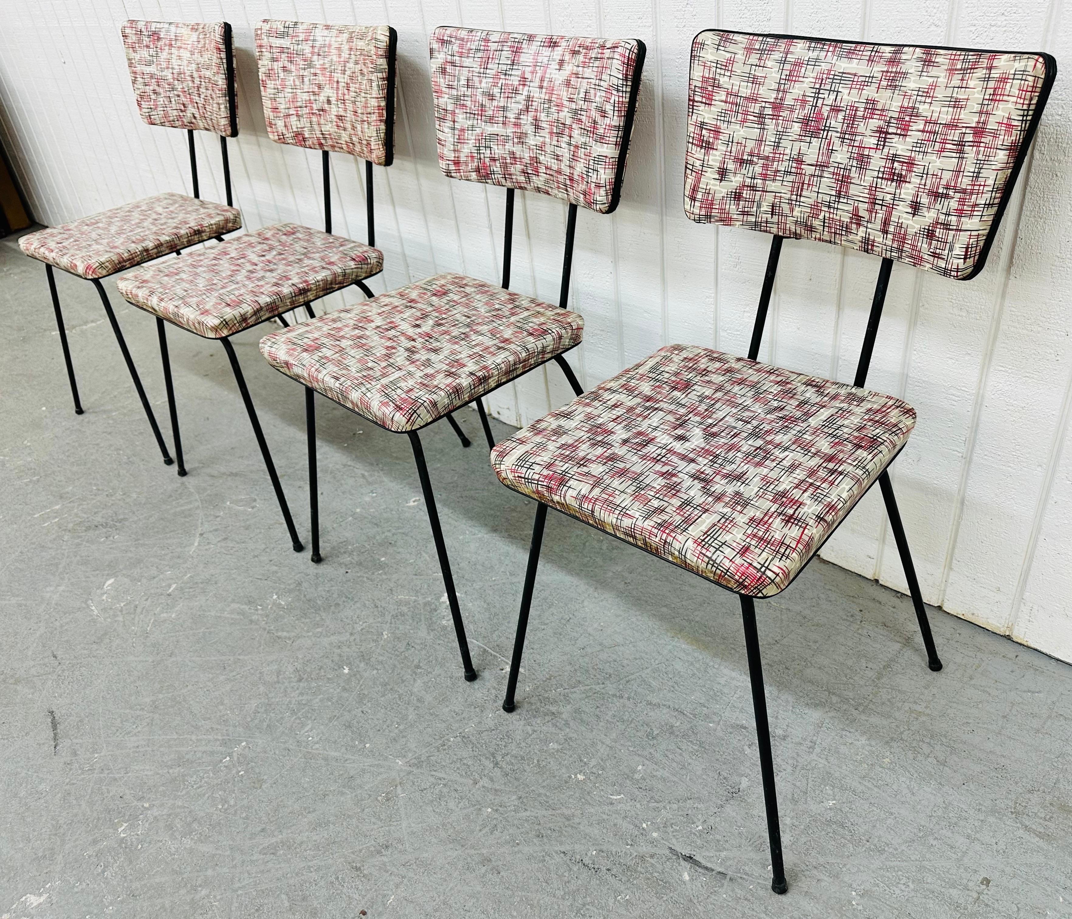 American Mid-Century Modern Atomic Dining Chairs - Set of 4