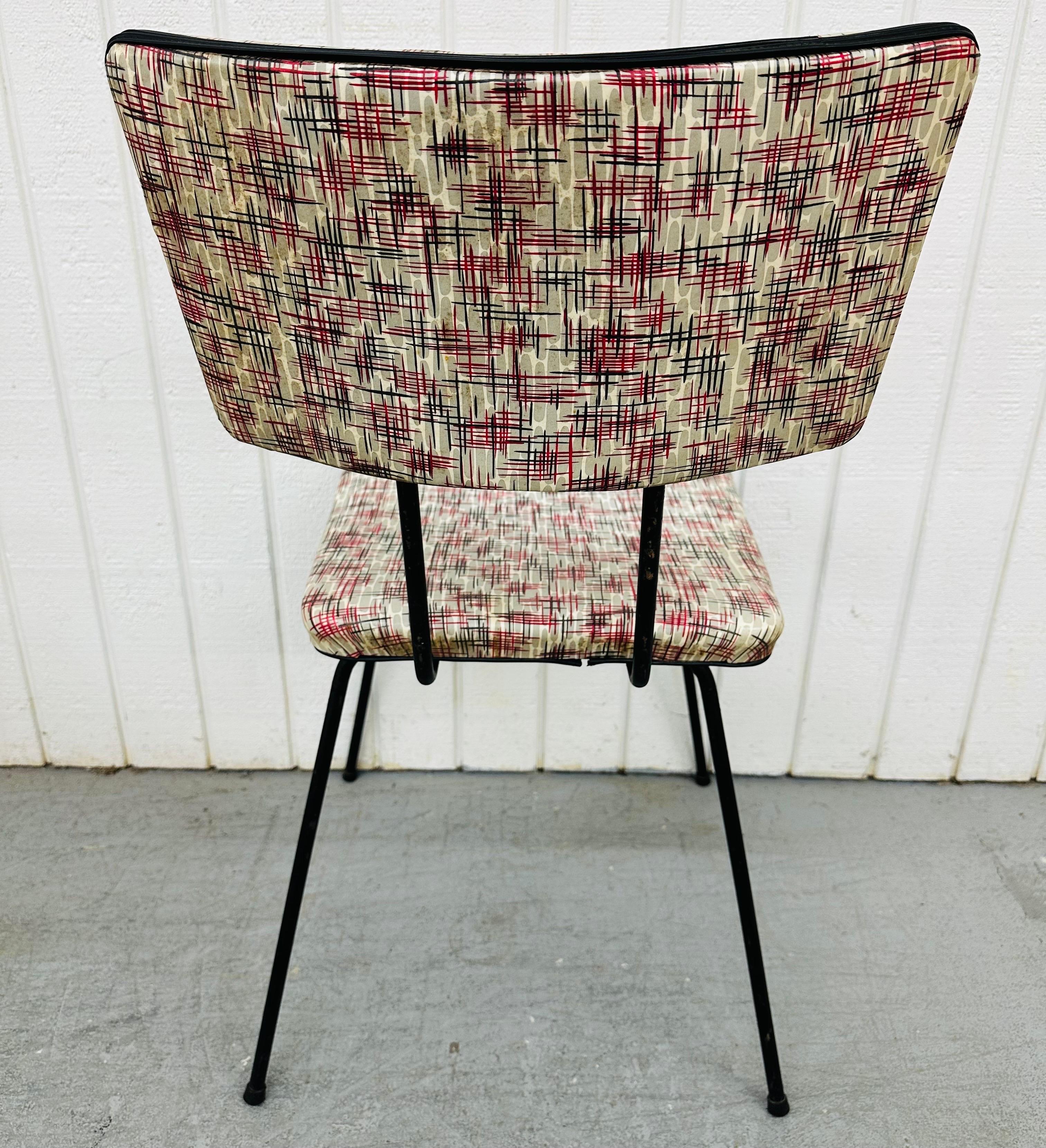 Metal Mid-Century Modern Atomic Dining Chairs - Set of 4