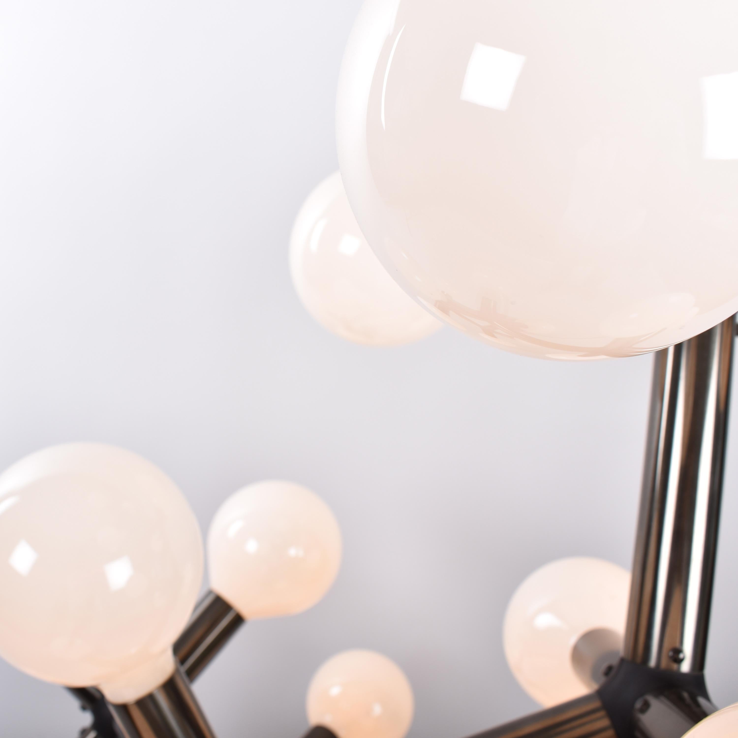 Mid-Century Modern Atomic Floor Lamp by Trix & Robert Haussmann for Swisslamps 2