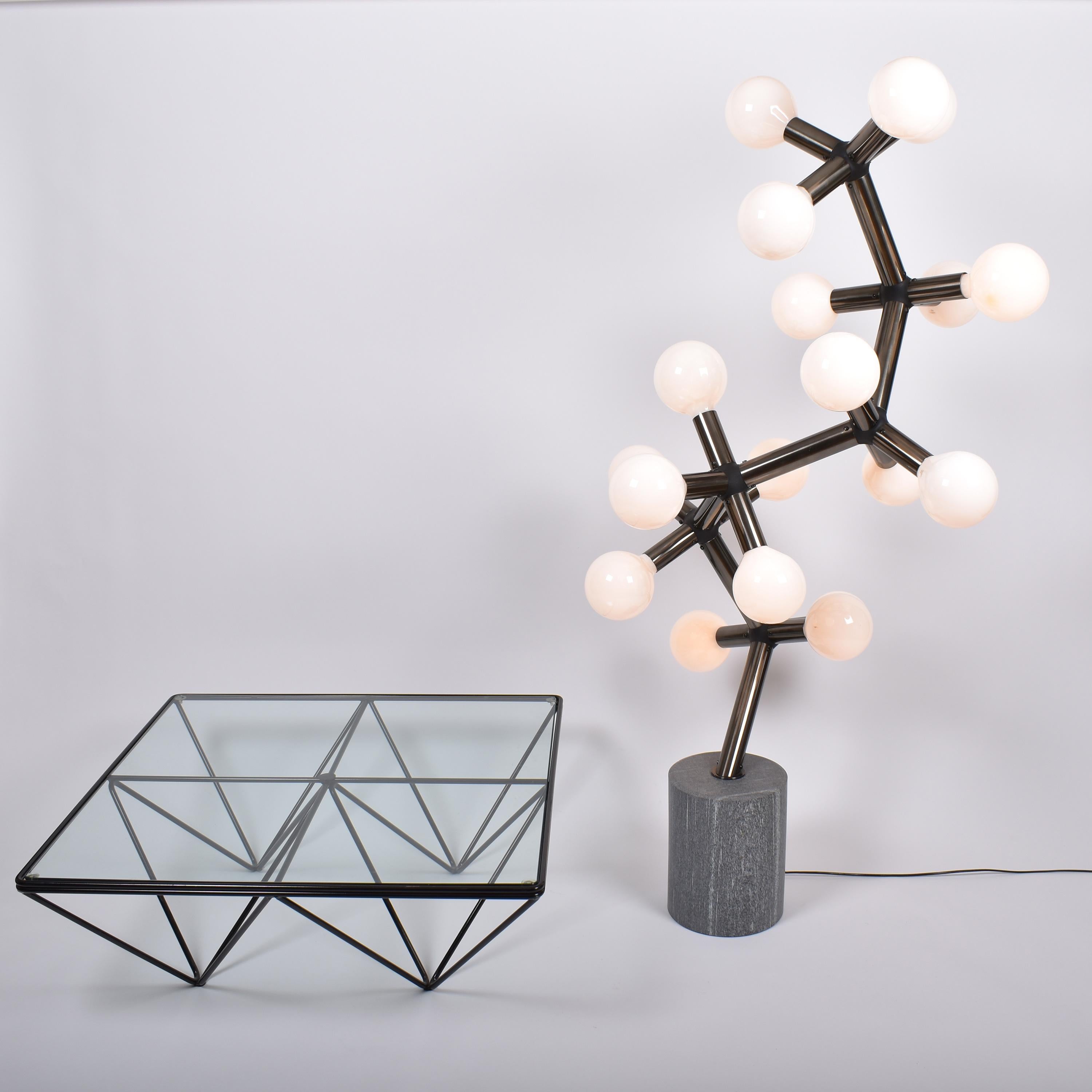 Mid-Century Modern Atomic Floor Lamp by Trix & Robert Haussmann for Swisslamps 3