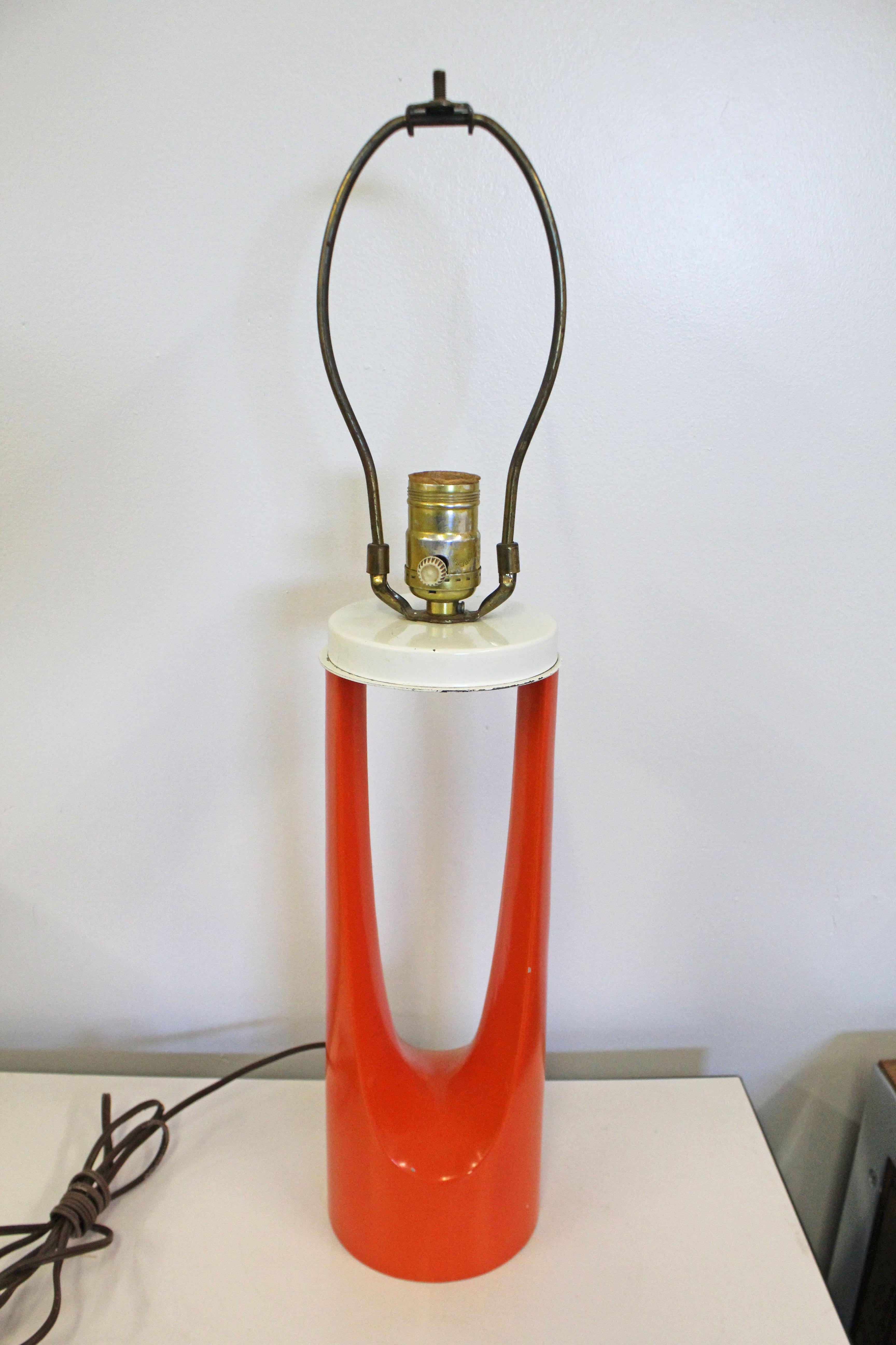 mid century atomic lamp
