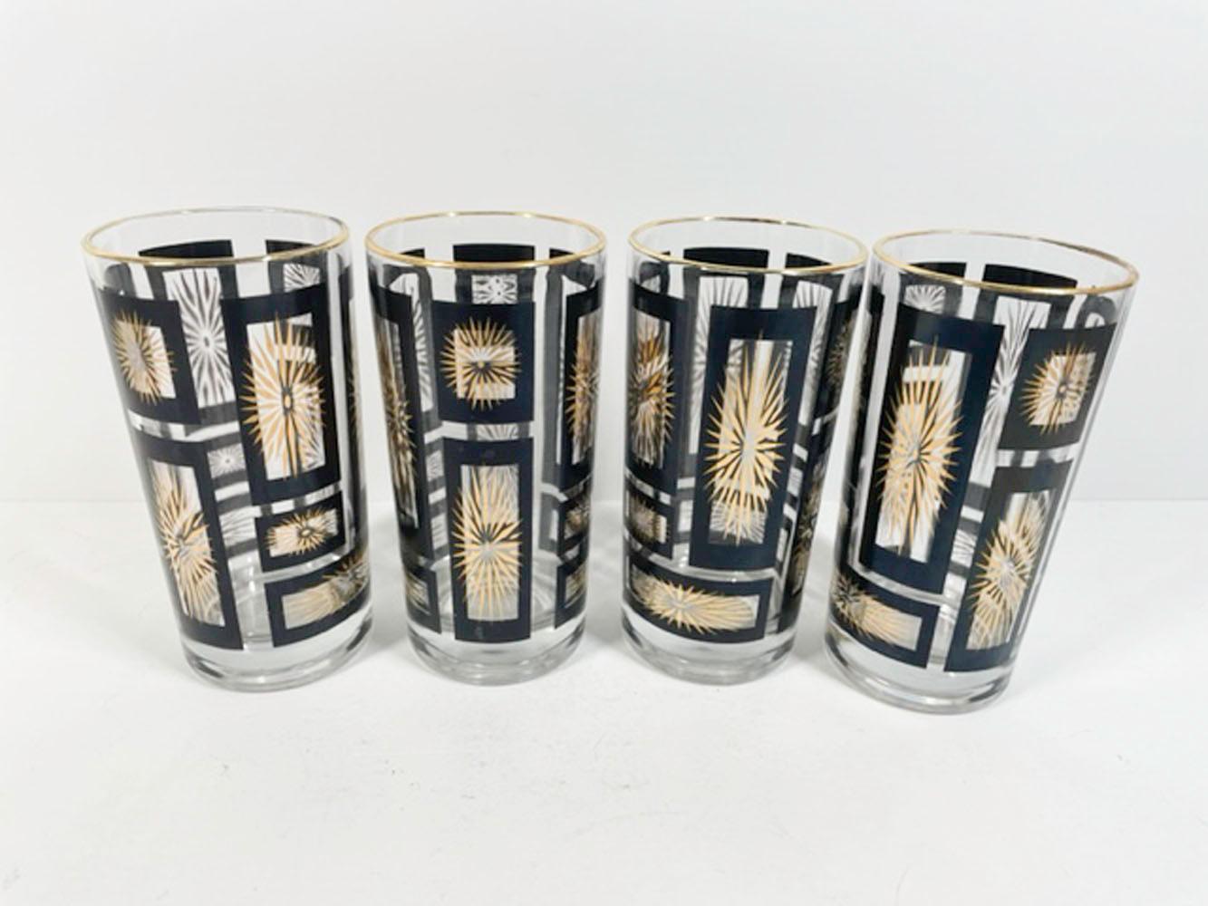 mid century modern highball glasses