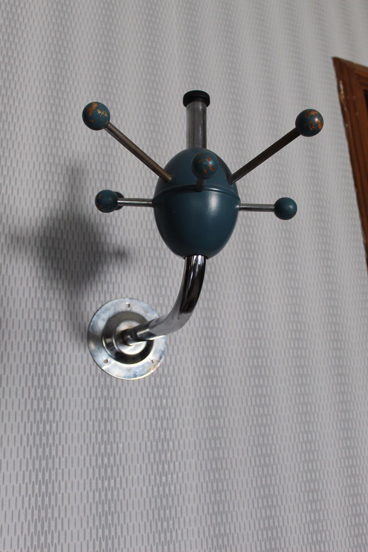 Mid-Century Modern Atomic Sputnik Coat In Fair Condition In San Pedro Garza Garcia, Nuevo Leon