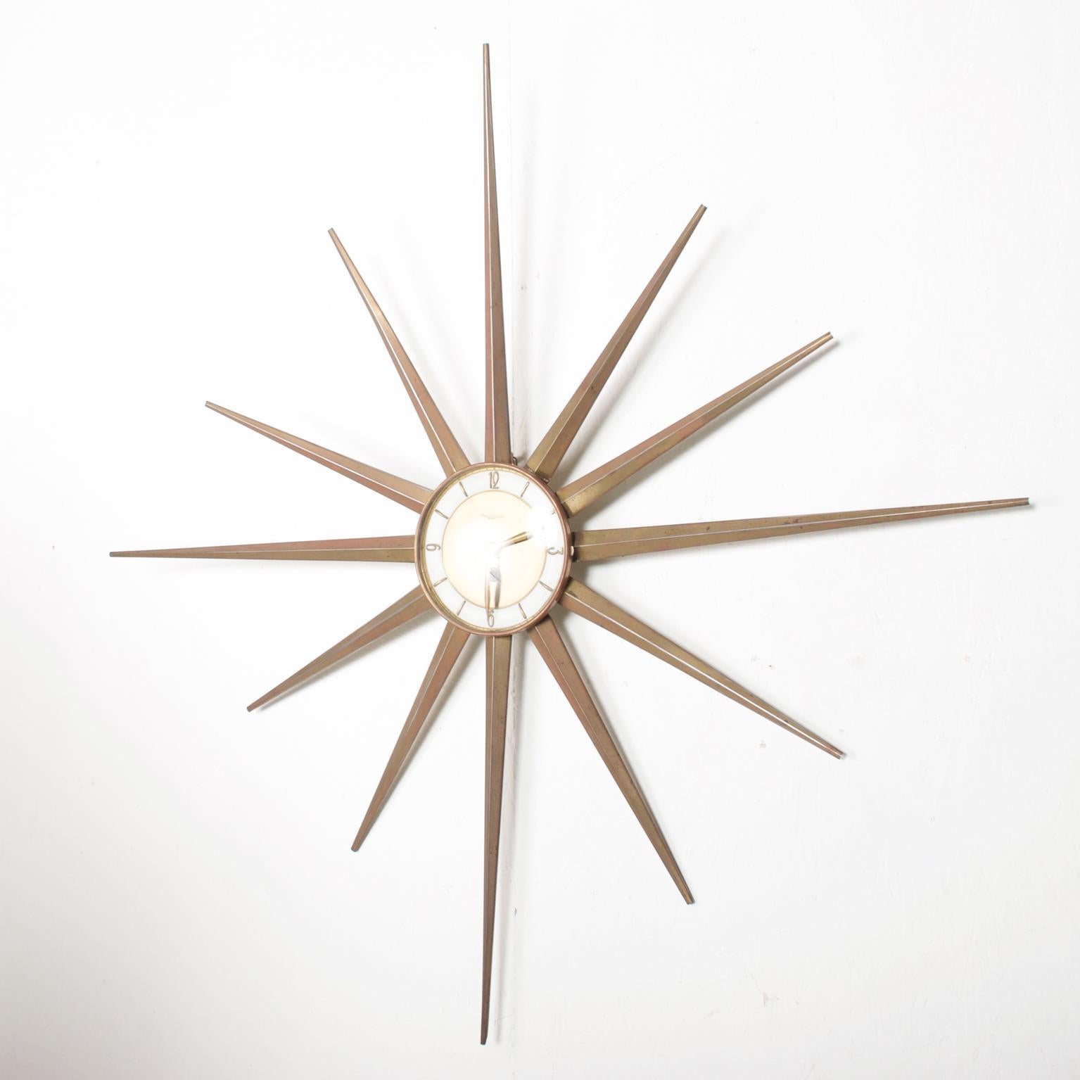 Starburst Clock - For Sale on 1stDibs | starburst clock vintage, starbust  clock, vintage starburst clock