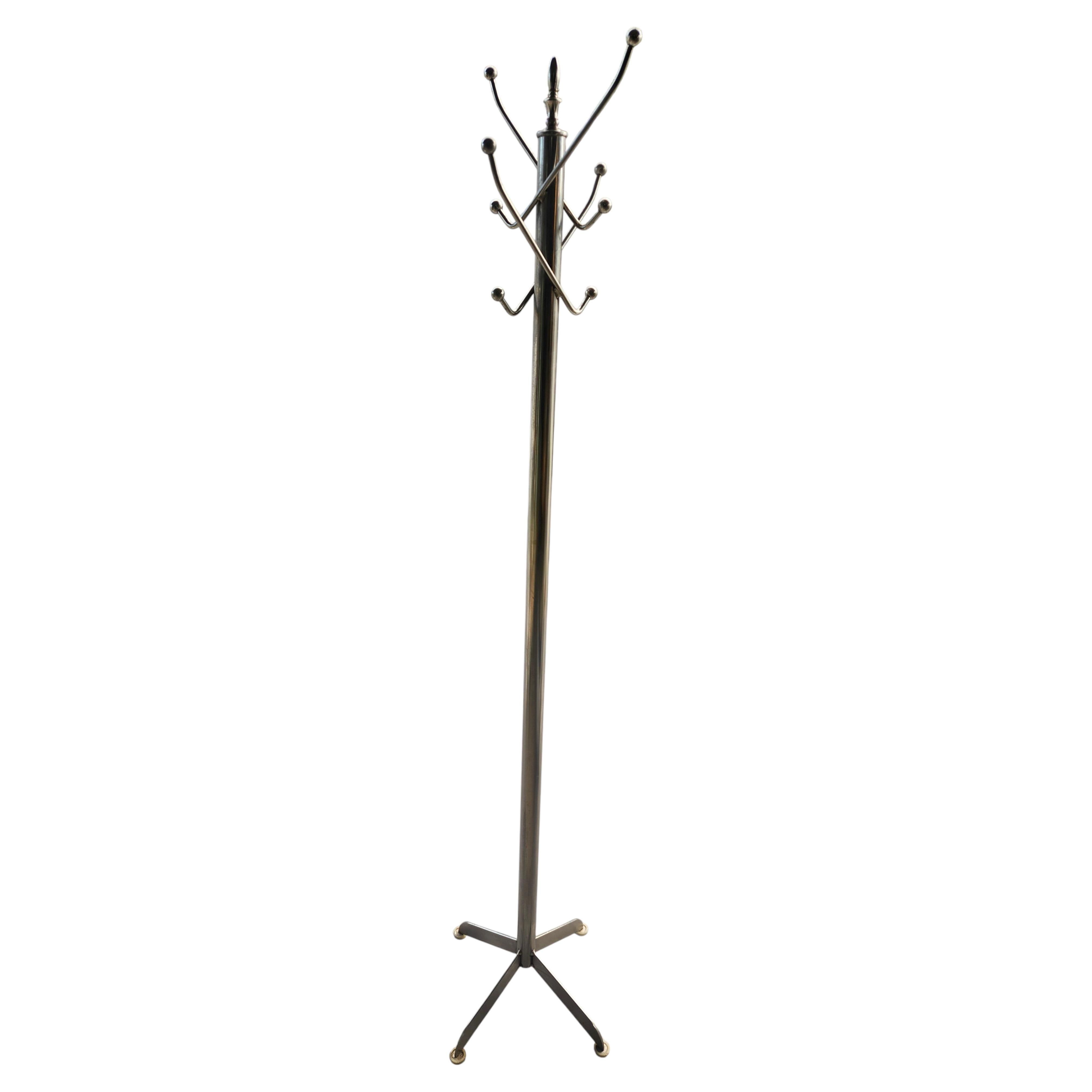 Mid-Century Modern Atomic Styled Steel Coat Rack C1960