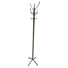 Mid-Century Modern Atomic Styled Steel Coat Rack C1960