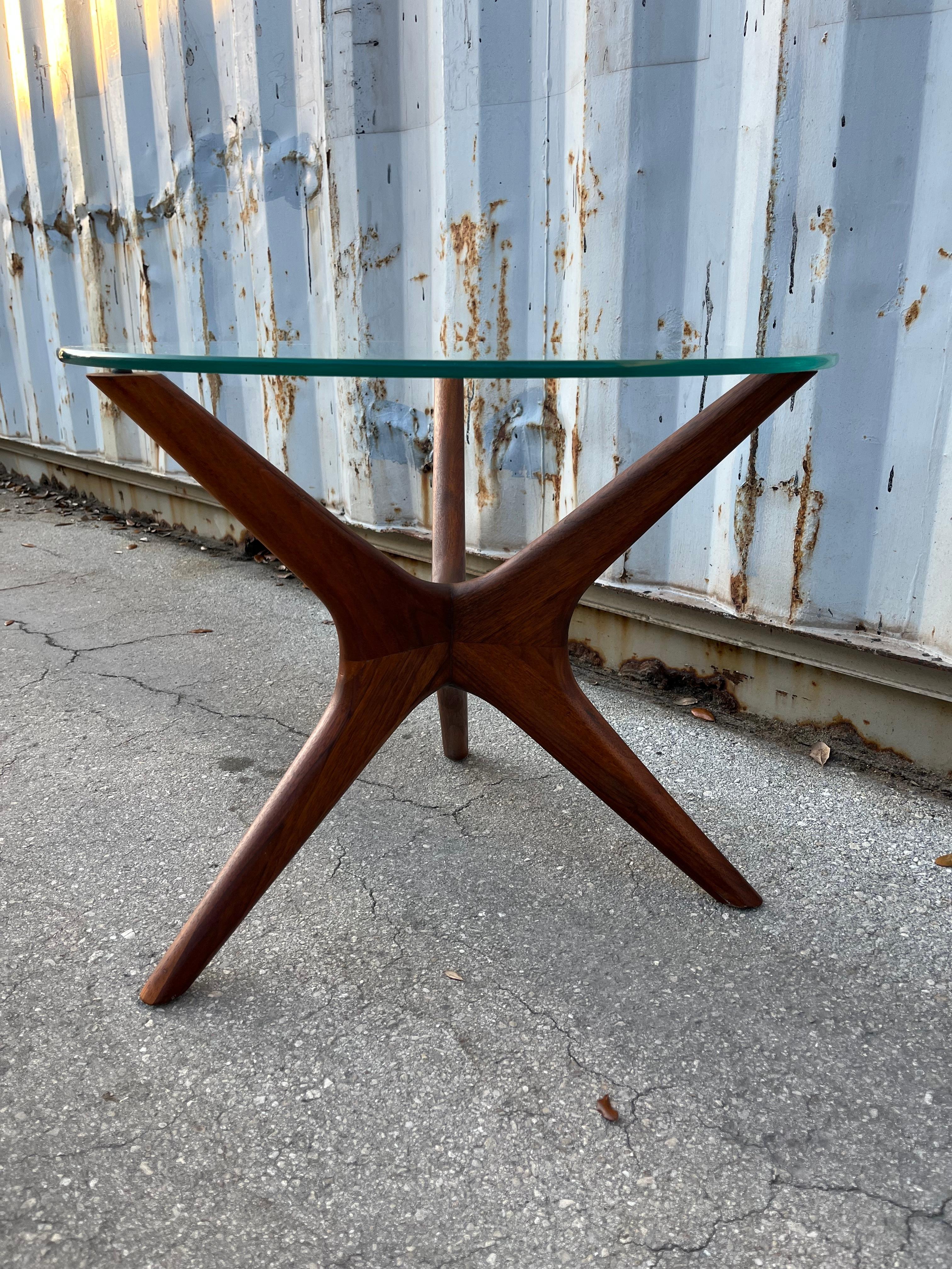 Glass Mid Century Modern Atributted to Adrian Pearsall for Craft Associates. C 1960s For Sale