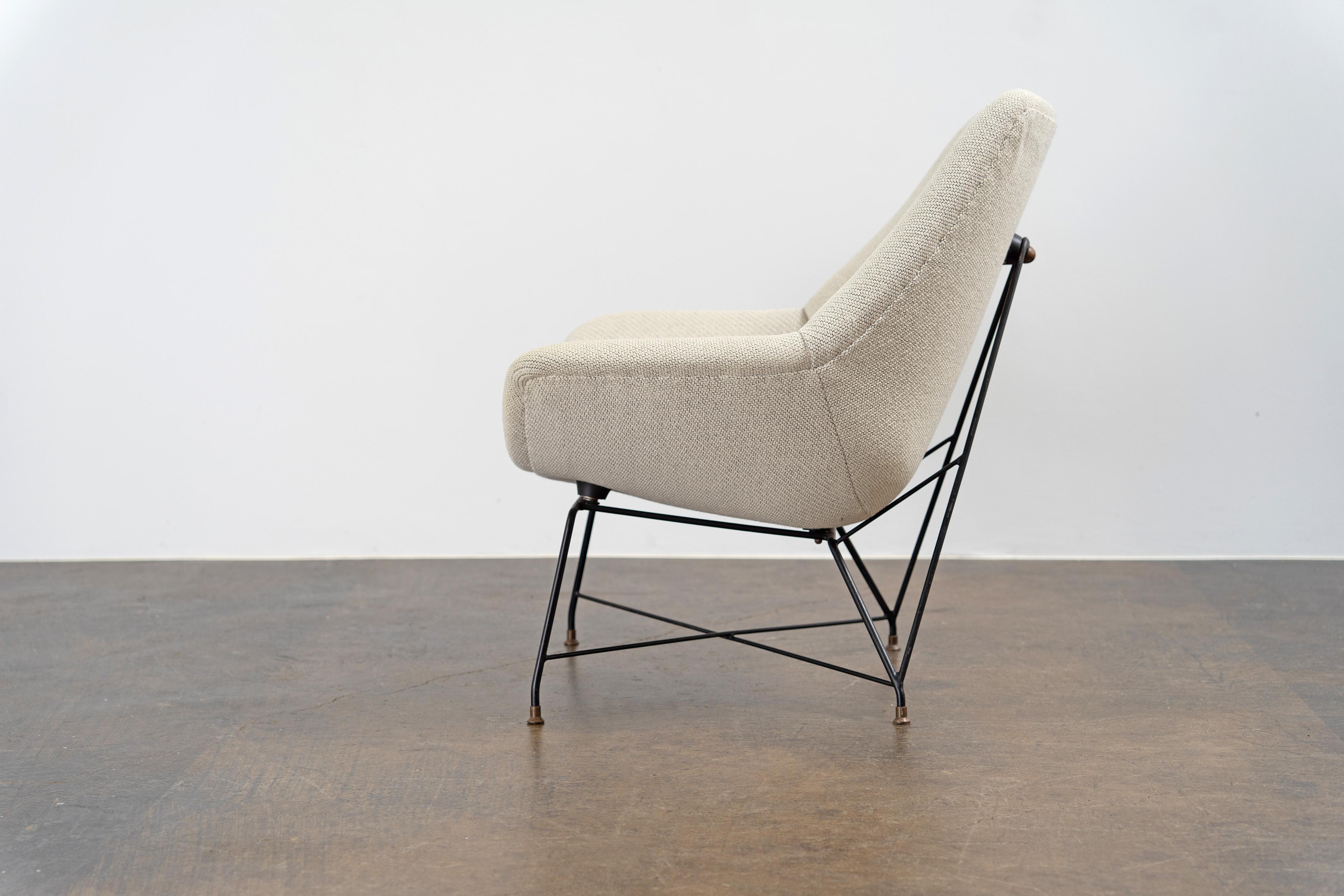 Sedia da salotto Cosmos di Augusto Bozzi per Saporiti Italia, 1954 In condizioni buone a Rosendahl, DE