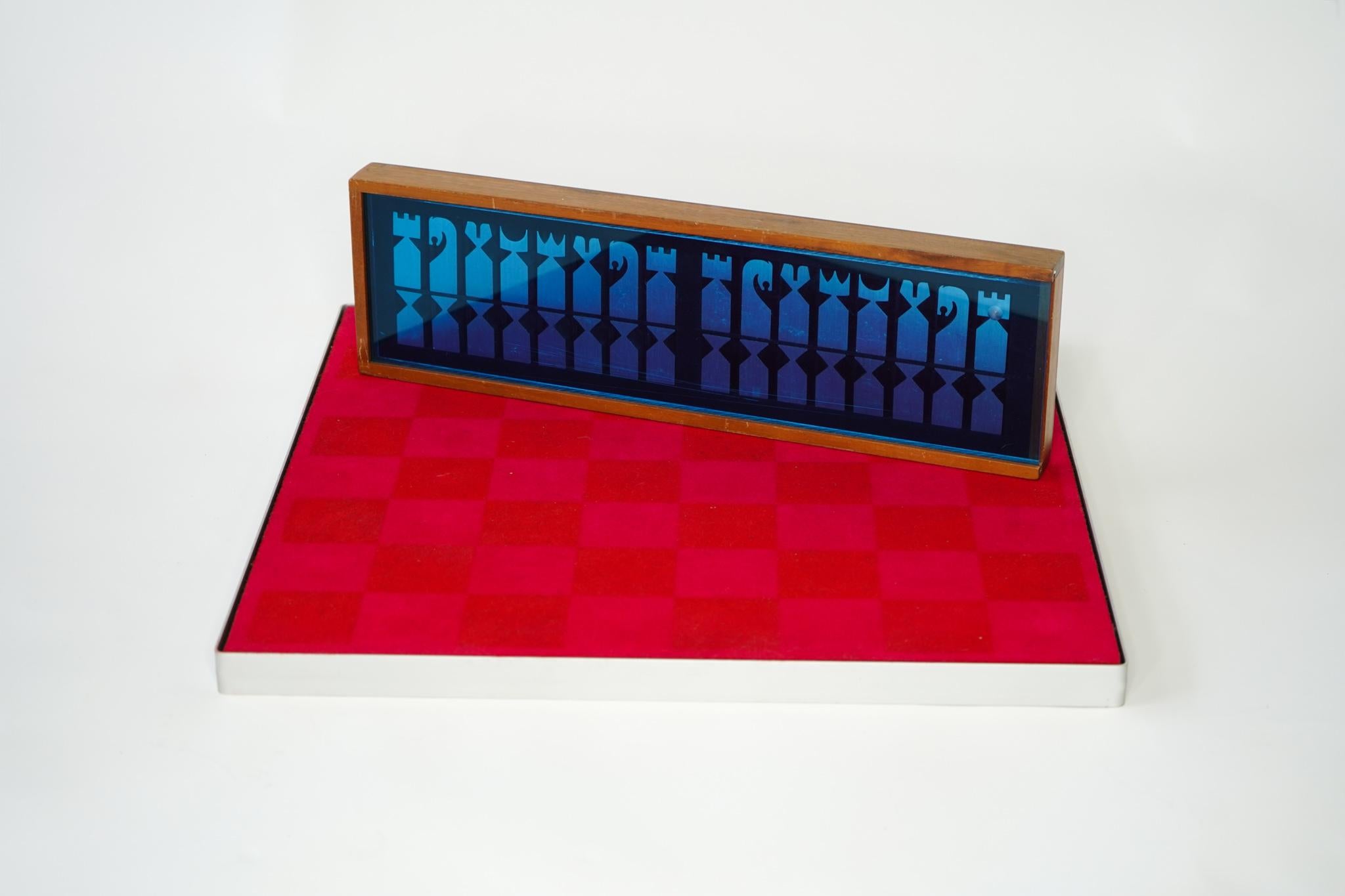 Mid-Century Modern Austin COX Chess Set for ALCOA In Good Condition In Chalk Hill, PA