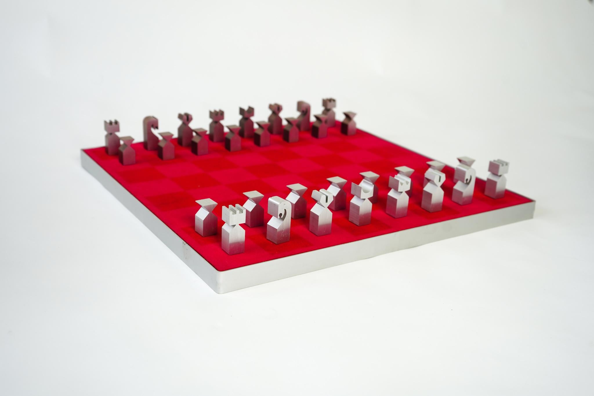 Mid-Century Modern Austin COX Chess Set for ALCOA 1