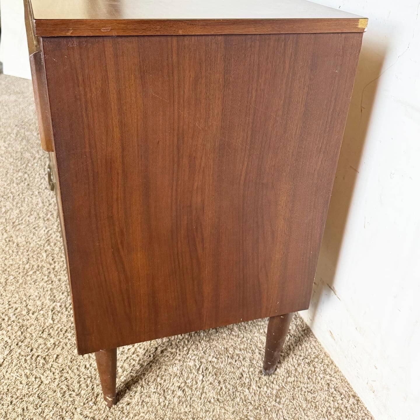 American Mid Century Modern “Tavern Walnut” Dresser by Bassett For Sale