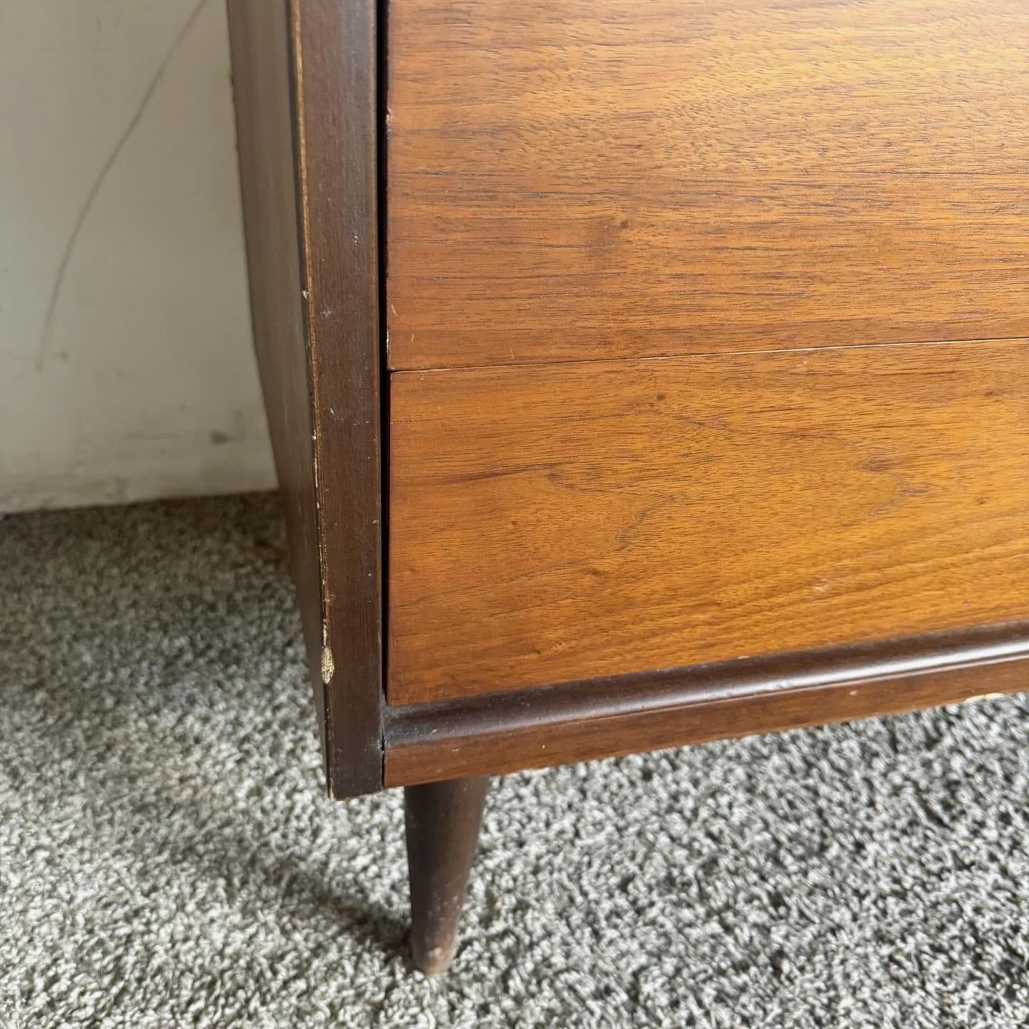 Mid Century Modern “Tavern Walnut” Dresser by Bassett For Sale 1