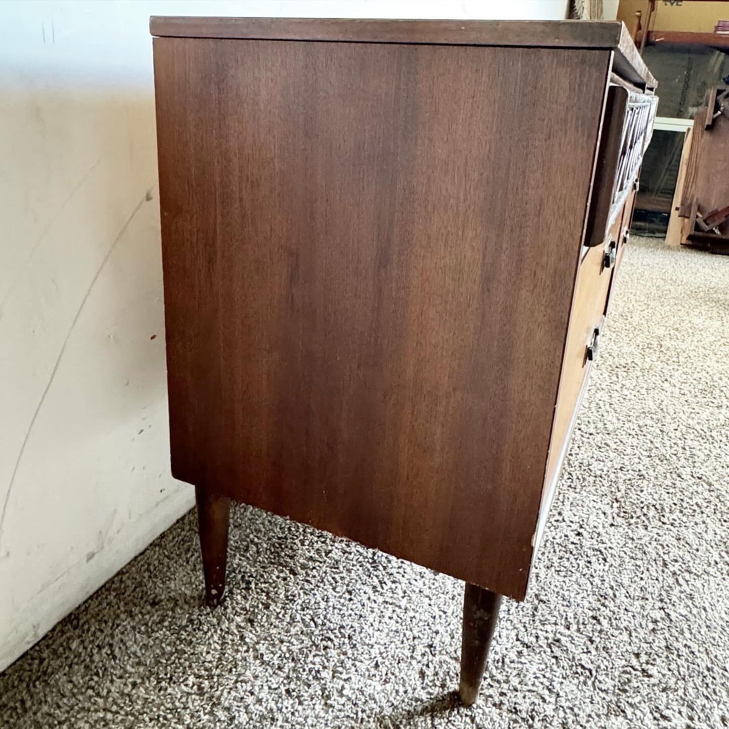 Mid Century Modern “Tavern Walnut” Dresser by Bassett For Sale 2