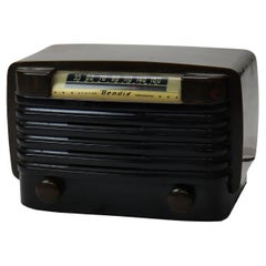 Mid Century Modern Aviation Corp. Bendix Radio with Marbleized Catalin C1940