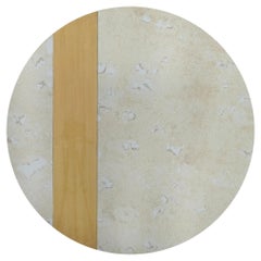 Mid-Century Modern Avignon Aged Wall Mirror Gold Leaf Handmade by Greenapple
