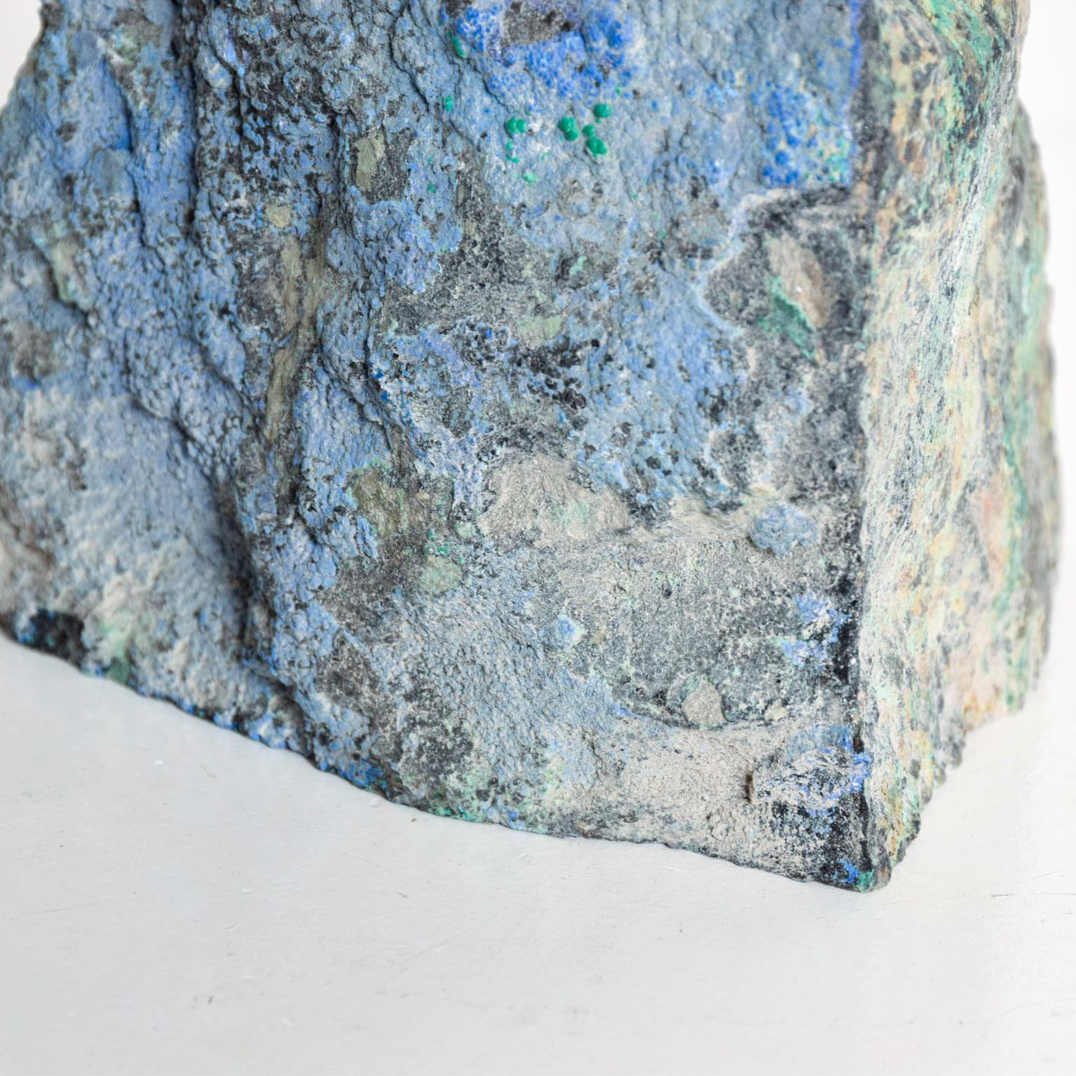 For your consideration: Beautiful Azurite Stone Bookend or Heavy Paper Weight

Mid-Century Modern design

Dimensions are: 8 1/2