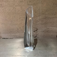 Mid-Century Modern Baccarat "Rose" Faceted Crystal Bud Vase