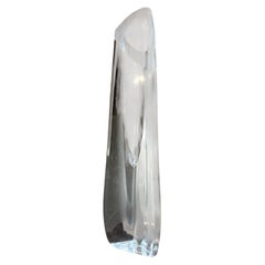 Mid-Century Modern Baccarat "Rose" Faceted Crystal Bud Vase