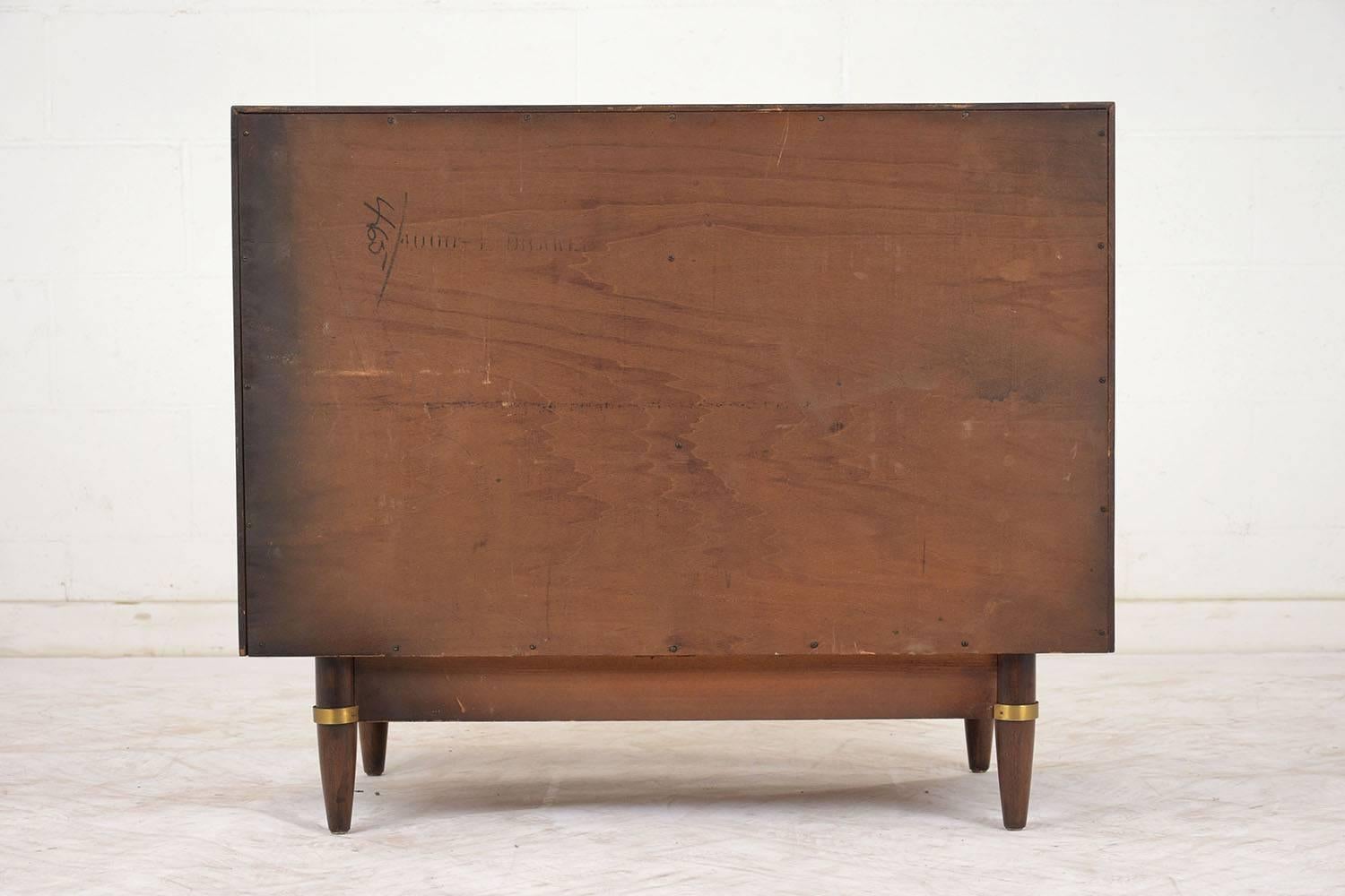 Mid-Century Modern Lacquered Bachelor Chest 5