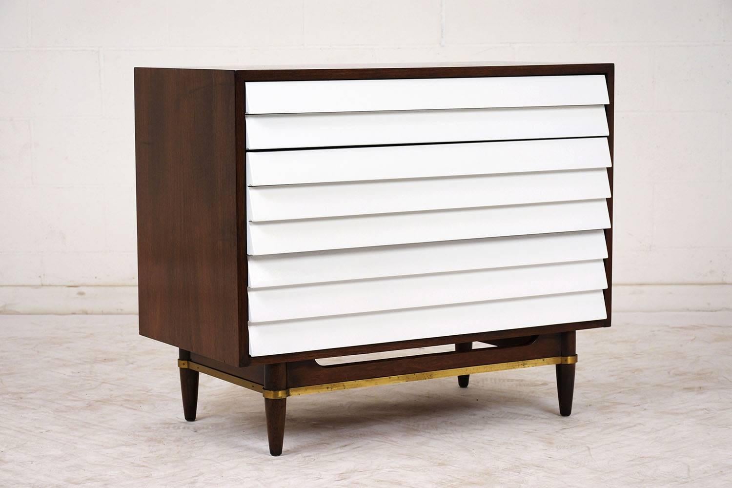 Mid-Century Modern Lacquered Bachelor Chest In Good Condition In Los Angeles, CA