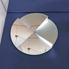 Mid-Century Modern Backlit Mirror by Pierre Cardin for New Acerbis Line, 1980s