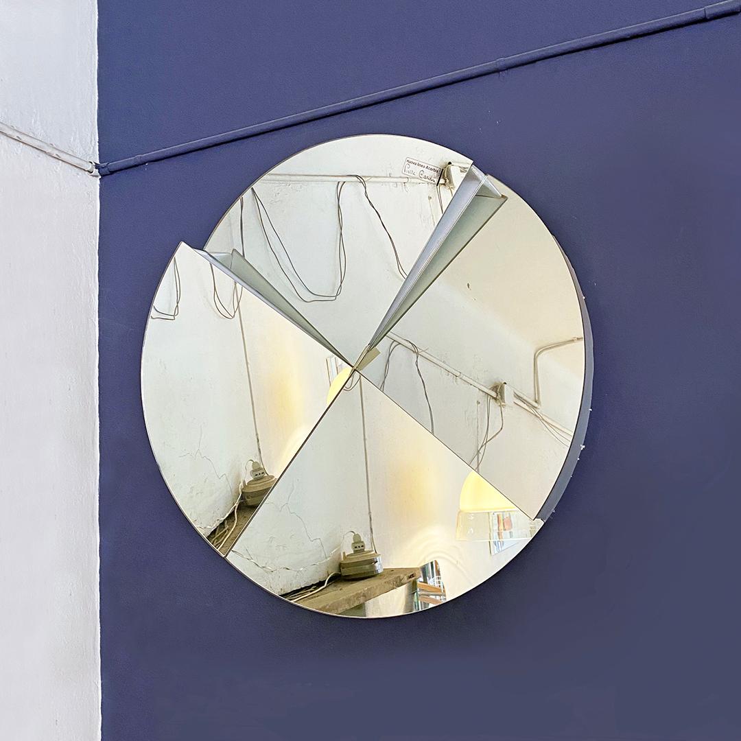 Italian Mid-Century Modern Backlit Mirror by Pierre Cardin for New Acerbis Line, 1980s