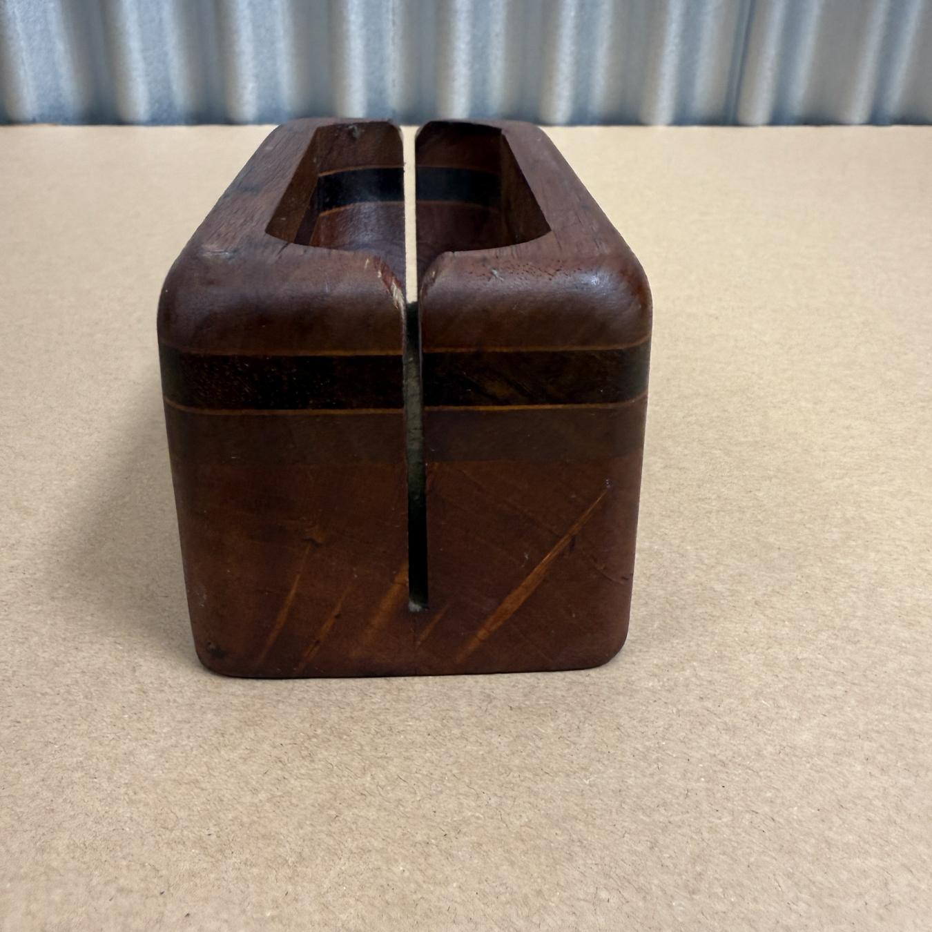 American Mid Century Modern Bagel Wood Slicer  Custom Made For Sale